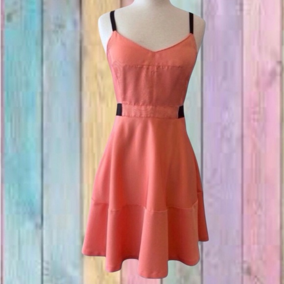 RACHEL Rachel Roy Dresses & Skirts - Rachel Roy Bright Peach Orange A-Line Dress